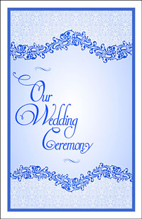 Wedding Program Cover Template 4E - Graphic 5